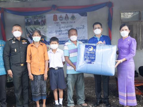 ส่งมอบบ้านที่ได้รับการปรับปรุงซ่อมแซมตามโครงการ CSR พสบ.๓ กองทัพ