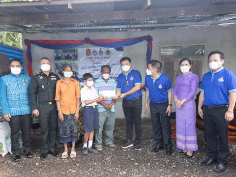ส่งมอบบ้านที่ได้รับการปรับปรุงซ่อมแซมตามโครงการ CSR พสบ.๓ กองทัพ